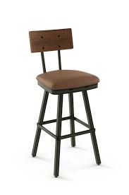 We believe in helping you find the product that is right for you. Amisco Jetson Swivel Stool W Wood Back Barstool Comforts