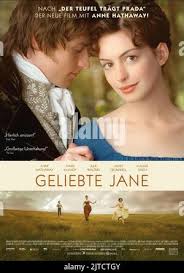 BECOMING JANE JAMES McAVOY, ANNE HATHAWAY as Jane Austen Date: 2007 Stock  Photo