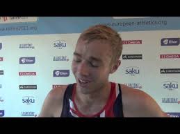 Adam Cotton (GBR) after winning gold in 1.500m