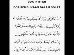 Perbedaan shalat sunnah qabliyyah ba diyyah dan rawatib. Solat Doa Iftitah Rumi