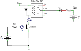 If the contact is already closed, then it moves oppositely and hence open the contacts. Design A Sustainable Relay Driving Circuit Using Bjt 6 Steps Instructables