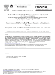 Borang rec 1e / 2016 part e: Pdf Determinants Of Uitm Students Revisit Intention To Kopitiam In Penang