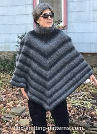 Take your pick from all nothing says fall like a beautifully knit poncho pattern! Knitting Patterns Galore Cubist Poncho