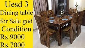 With a coordinating dining room set for sale in columbus, you can furnish your space with style in a snap. 3 Used Dining Tables For Sale Good Condition Low Price In Pakistan Offer Time Youtube