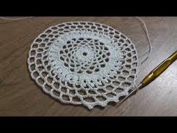 Yuvarlak Dantel Modeli Yapimi Tig Isi Orgu Part 1 Crochet Youtube Tig Isleri Tig Isi Orguler Dantel
