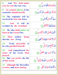 Dengan menyebut nama allah yang maha pengasih lagi maha penyayang. Read Read Surah Al Ala Online With English Translation
