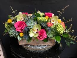 Hours may change under current circumstances Succulent Rose Assortment Centerpiece By Infinity Floral Designs