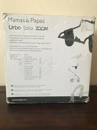 Mamas Papas Urbo Sola Zoom Car Seat Adaptor For Graco Snugride Or Safeseat Black Stroller Blackstroller Stroller Mamas And Papas Graco Car Seat Graco