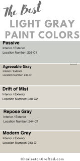 The 28 Best Light Gray Paint Colors For