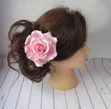 Pink Rose Hair Pin Flower Wedding Hair Pin Rose Bridal Etsy Flower Hair Pin Wedding Hair Pins Hair Decoration Wedding