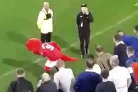 Ranking all of the mascots in the nba from 30 to 1. Manchester United Mascot Fred The Red Hilariously Winds Up Leeds Fans Who Drench Him In Beer At Pre Season Friendly