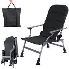 Portable Folding Adjustable Army Green Fishing Chair Camping Outdoor With Carry Bag Be Sure To Check Out Thi Fishing Chair Camping Chairs Folding Beach Chair
