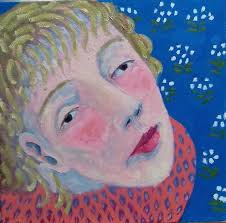 Looking Upwards' A Square Original Oil Painting