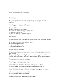 Ayah mencuci kereta di halaman rumah manakala ibu memasak rendang di dapur. Ayat Tunggal Dan Ayat Majmuk