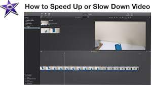 Then you can see the speed adjustment bar. Imovie How To Speed Up Or Slow Down Video Youtube