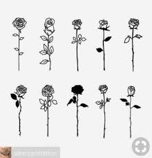 New Nails Art 2018 Rose Ideas Simple Rose Tattoo Cute Tattoos Rose Tattoo Design