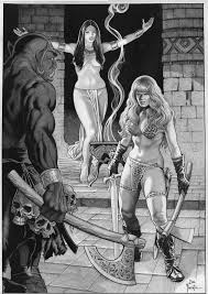 Gui pimentel was born in são paulo/ brasil in 1972. Red Sonja By Artist Joe Pimetel Art Pinup Drawing Original Comic Ebay Red Sonja Comic Art Comics Artist