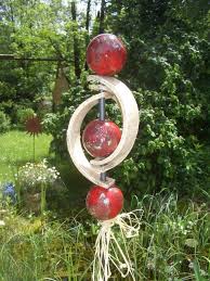 Willkommen Gartenskulptur Mosaik Gartenkunst Stehlen Garten