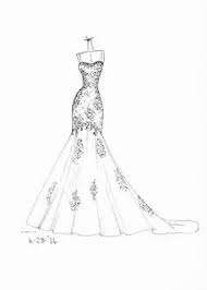 Coloring Pages For Adults Fashion Google Search Wedding Dress Sketches Wedding Dress Drawings Dress Sketches