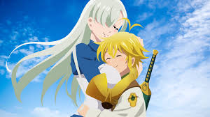 Melodias et elizabeth de lémission à succès, nanatsu no taizai alias seven deadly sins taille: Meliodas And Elizabeth Love Fond D Ecran Hd Arriere Plan 1920x1080