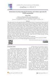 Structure and written expression adalah bagian kedua yang diujikan dalam ujian toefl. Pdf Autonomous Learning Materials Of Structure And Written Expression For Toefl Preparation