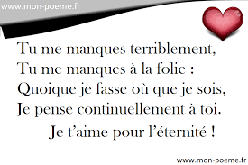 Je t'aime mon amour est un poème sur je t'aime se trouvant dans notre collection poèmes et poésies intitulée : Les Jolis Sms Je T Aime Pour L Eternite