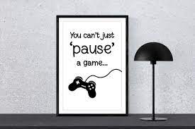 Gaming Wall Art Gamer Print Video Games Gaming Room Decor Etsy Tonarsrum Gaming Barnens Rum