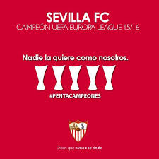 Sevilla ha amanecido este sábado con un color especial. Sevilla Fc No One Loves Them Like We Do Pentacampeones Facebook