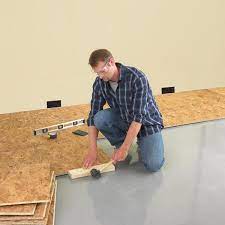 For specific instructions on how much to purchase and to install laminate, carpet, engineered hardwood, vinyl and tile over drybarrier, please check out their. Dricore Subfloor Membrane Panel 3 4 In X 2 Ft X 2 Ft Oriented Strand Board Fg10006 The Home Depot