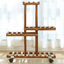 Sold and shipped by costway. 4 Tier Wooden Plant Stand Indoor Outdoor Garden Planter Flower Pot Stand Shelf Rack Solid Wood Buy At The Price Of 59 90 In Banggood Com Imall Com
