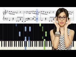 Camila Cabello Havana Piano Tutorial Sheets Youtube Piano Tutorial Camila Cabello Piano