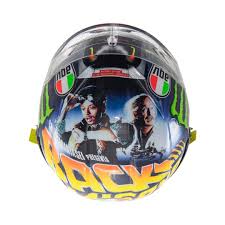 Valentino rossi helmet list : Misano Valentino Rossi Helmet 2018 Exposed Marty Mcfly Approves