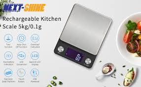 Check spelling or type a new query. Rechargeable Digital Kitchen Scale Next Shine 5kg X 0 1 Gram Usb Multifunctional Food Weight Scale With Protective Tray And Lcd Back Lit Display For Cooking Baking Postal Parcel Red Weighing Plate Amazon Ca Home