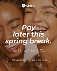 Spring into 0% APR options 😄🌸✨ Whether you're spring cleaning your  budget, planning that spring break escape, or getting ready to look and  feel your best this summer, Cherry Payment Plans make