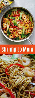 Chinese noodles with shrimp, pepper and onion. Shrimp Lo Mein Best Chinese Recipe Rasa Malaysia