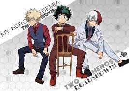 This is only aired on thi. Hd Wallpaper Movie My Hero Academia Two Heroes Izuku Midoriya Katsuki Bakugou Wallpaper Flare