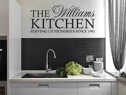 3 stickers per case classification: Personalised Family Kitchen Wall Art Quote Wall Sticker Decal