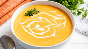 This easy soup recipe is just 7 ingredients, and it's so simple and delicious with no cream, no cashew cream, and no coconut cream (ok just a the creamy base of the soup comes purely from the pureed carrots. How To Make Deliciously Creamy Carrot Soup Youtube