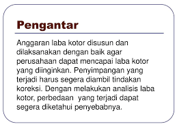Analisis Laba Kotor Ppt Download