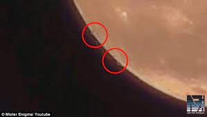 YouTuber claims hundreds of UFOs can be seen taking off from the moon in video | Daily Mail Online