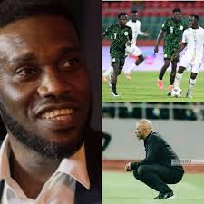 Jay-Jay Okocha has defended Eric Chelle after Nigeria's Team B suffered  back-to-back defeats in the ongoing African Nations Championship, insisting  the blame should not be placed solely