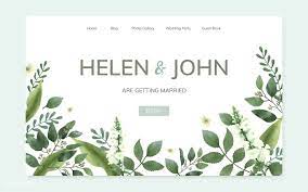 Floral Wedding Invitation Website Design Free Image By Rawpixel Com Wedding Invitation Website Floral Wedding Invitations Wedding Invitations