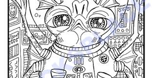 Easy and free to print aliens coloring pages for children. Added Two Alien Coloring Pages To Ubi Page Tricksplace