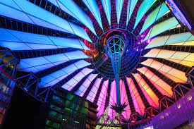 Philips Color Kinetics Sony Center Berlin Germany Architectural Lighting Design Sony Center Light Architecture