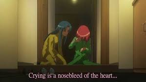 Crying Is A Nosebleed Of The Heart Toradora Toradora Anime Songs Cute Love Stories