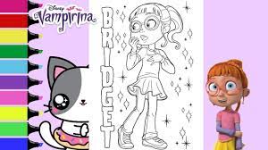 No response for vampirina coloring pages gregoria and bridget. Coloring Disney Jr Vampirina Best Friend Bridget Coloring Book Page Sprinkled Donuts Jr Youtube