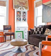 Empty newly painted room in orange color. Paint Walls Paint Ideas For Orange Wall Design Interior Design Ideas Avso Org