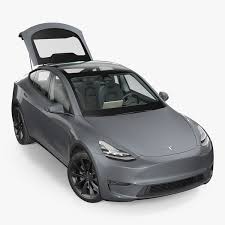 Tesla baut seine modellpalette kräftig aus. Tesla Model Y Silver Rigged 3d Modell Turbosquid 1417069