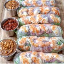 Vietnamese Shrimp And Pork Spring Rolls Vietnamese Spring Rolls Recipe Pork Spring Rolls Spring Roll Recipe