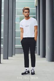 Tucked In Tee Street Style Outfits Men Mens Street Style Tucked In Shirt Outfit